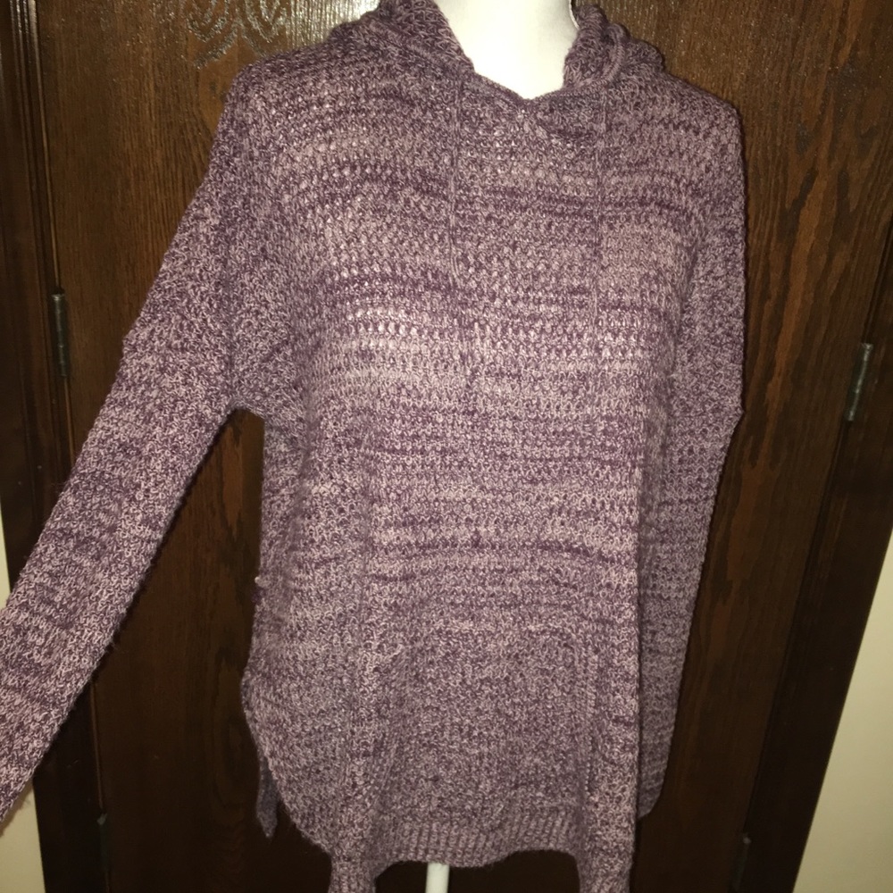 purple hoodie